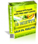 15 Minute Lead Page Creator